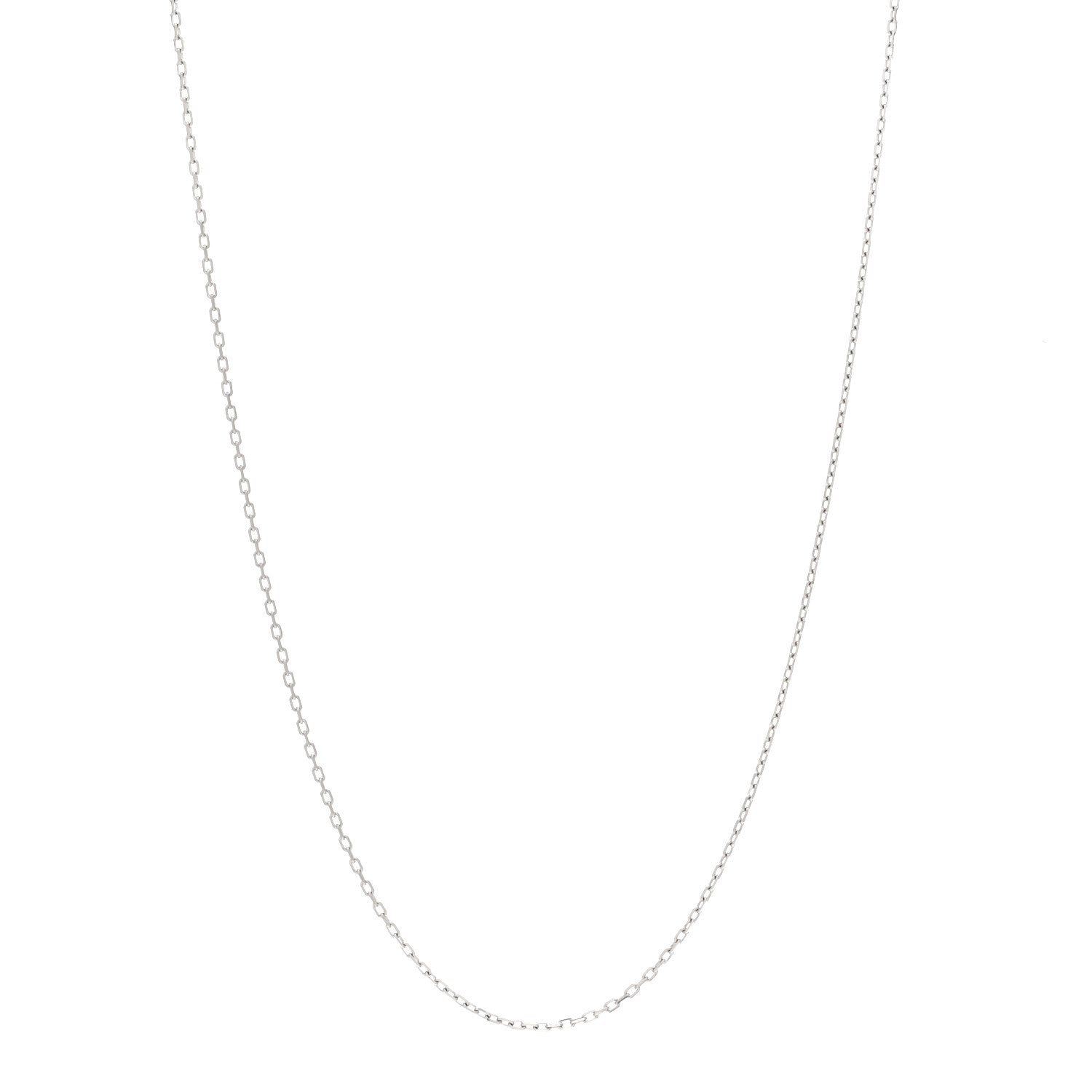 Cartier 18K White Gold Chain Necklace 1 of 5
