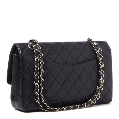 Chanel Caviar Quilted Medium Double Flap Black 2 of 9