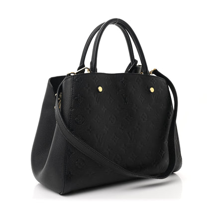Louis Vuitton Empreinte Montaigne MM Black 3 of 11