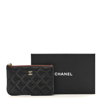 Chanel Caviar Quilted Small Cosmetic Case Black 8 of 8