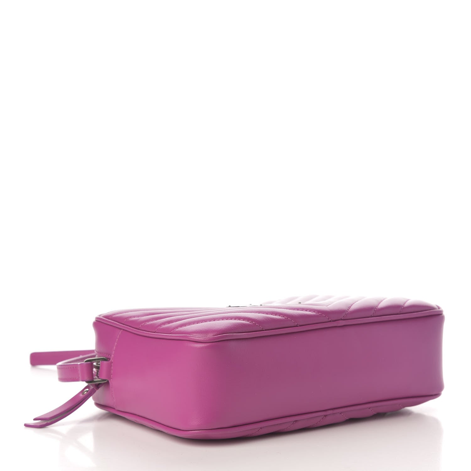 Saint Laurent Calfskin Matelasse Monogram Lou Camera Bag Electric Fuchsia 4 of 9