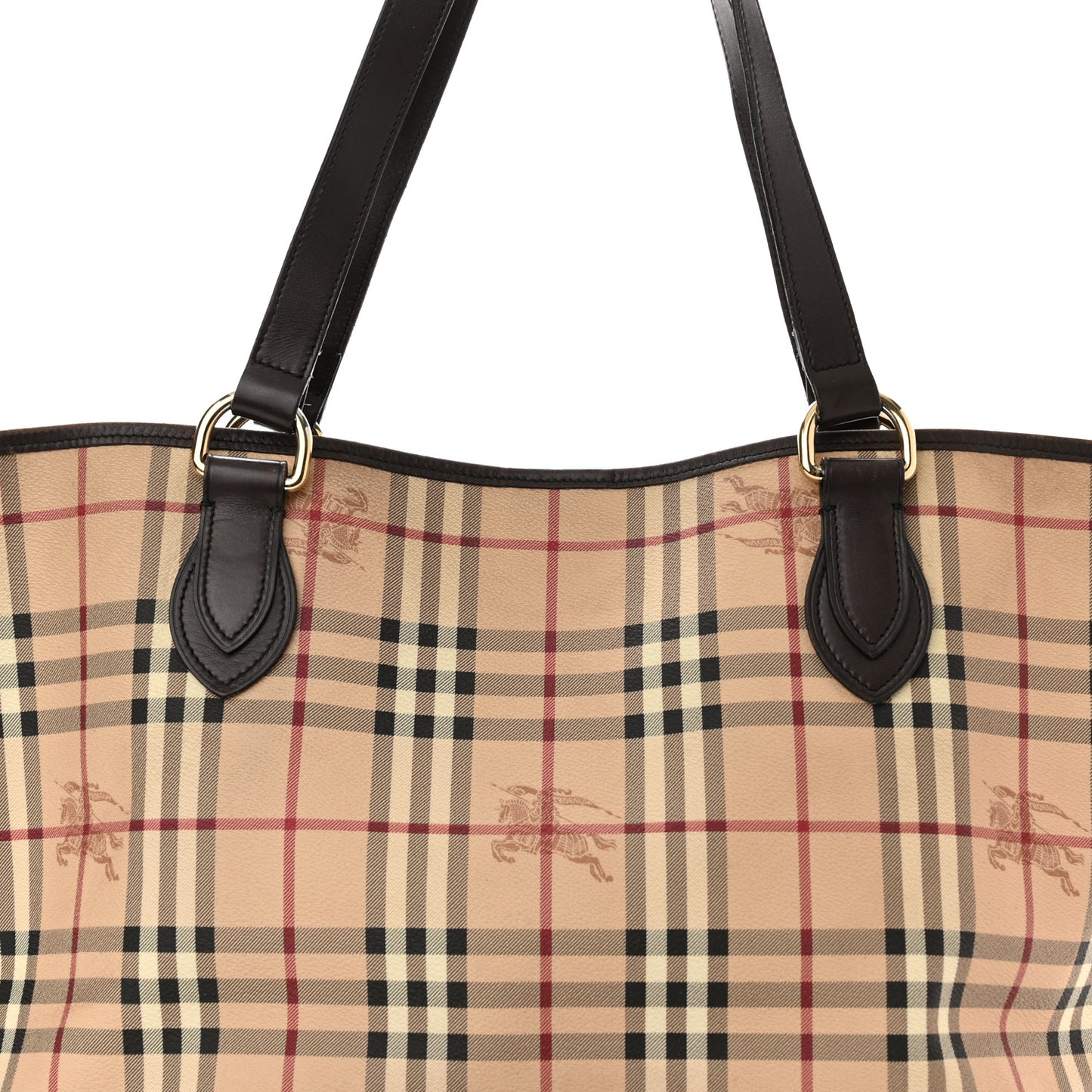 Haymarket Check Large Nick Tote Chocolate