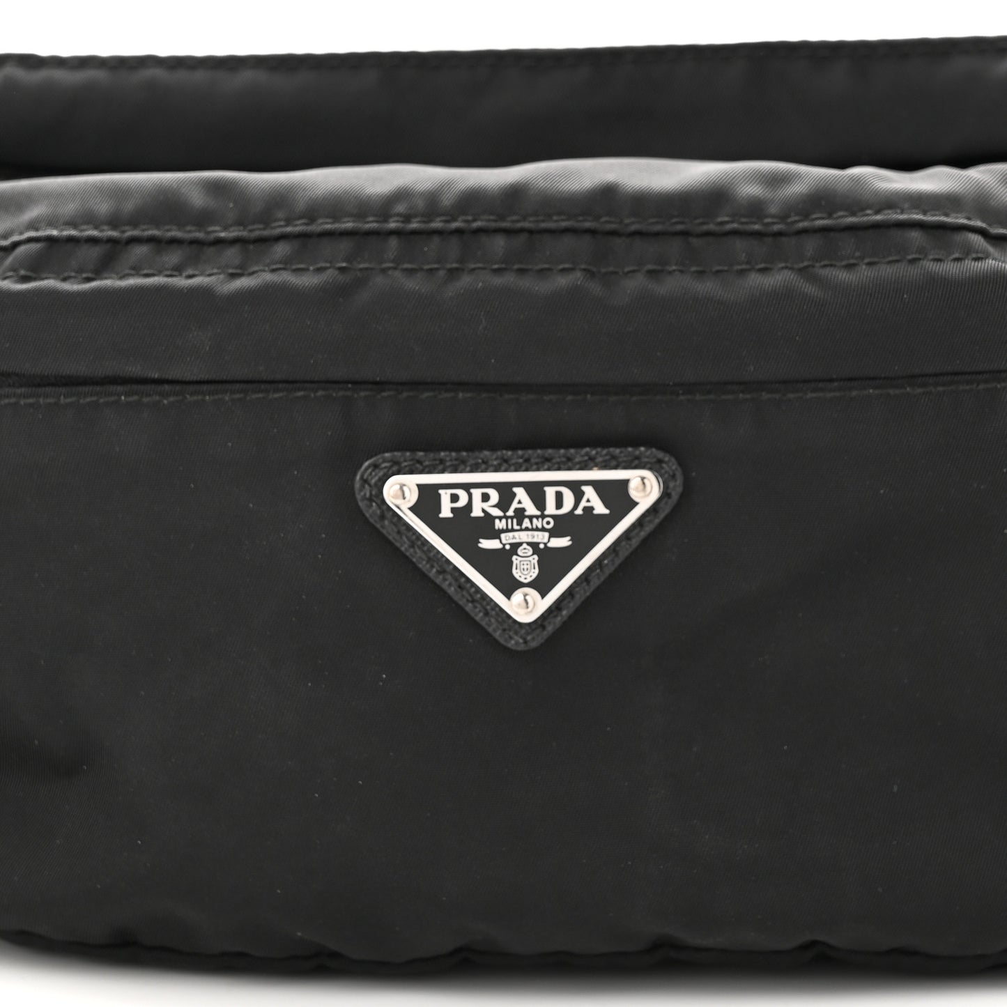 Tessuto Nylon Montagna Belt Bag Black