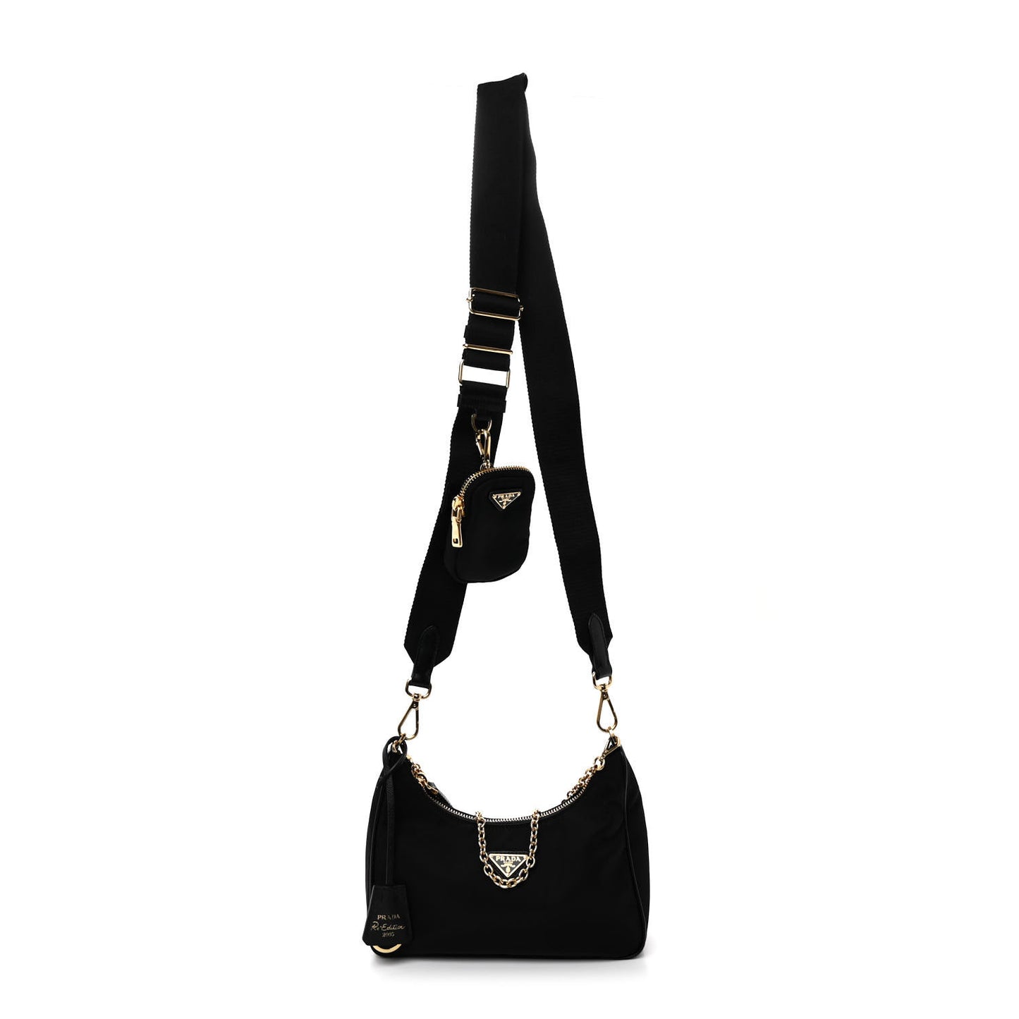 Nylon Re-Edition 2005 Shoulder Bag Black