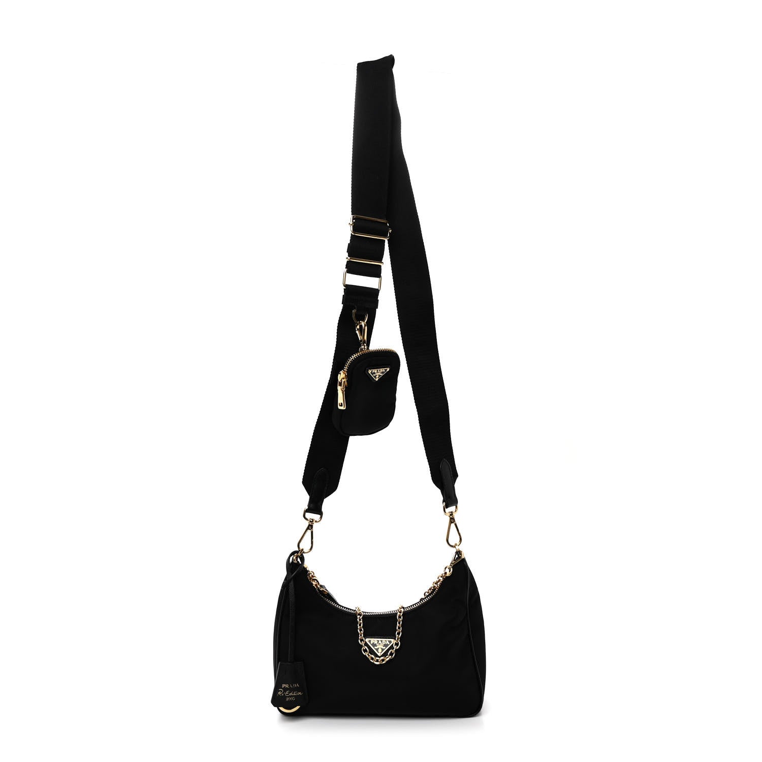 Prada Nylon Re-Edition 2005 Shoulder Bag Black 1 of 11
