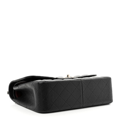 Chanel Caviar Quilted Jumbo Double Flap Black 4 of 11