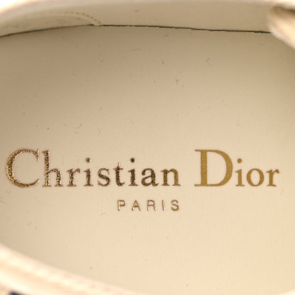 Christian Dior Canvas Oblique Walk'N'Dior Low Top Sneakers 37.5 Deep Blue 7 of 13