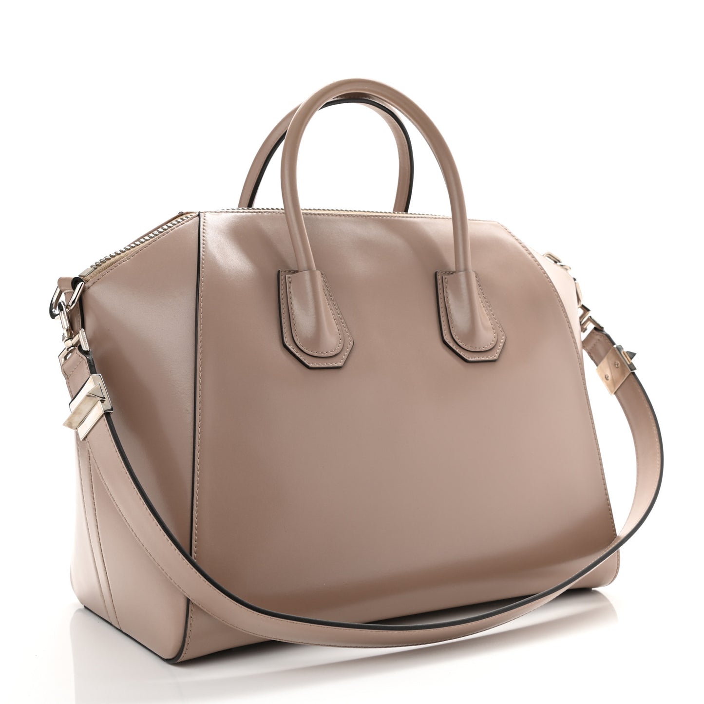 Shiny Lord Calfskin Medium Antigona Linen