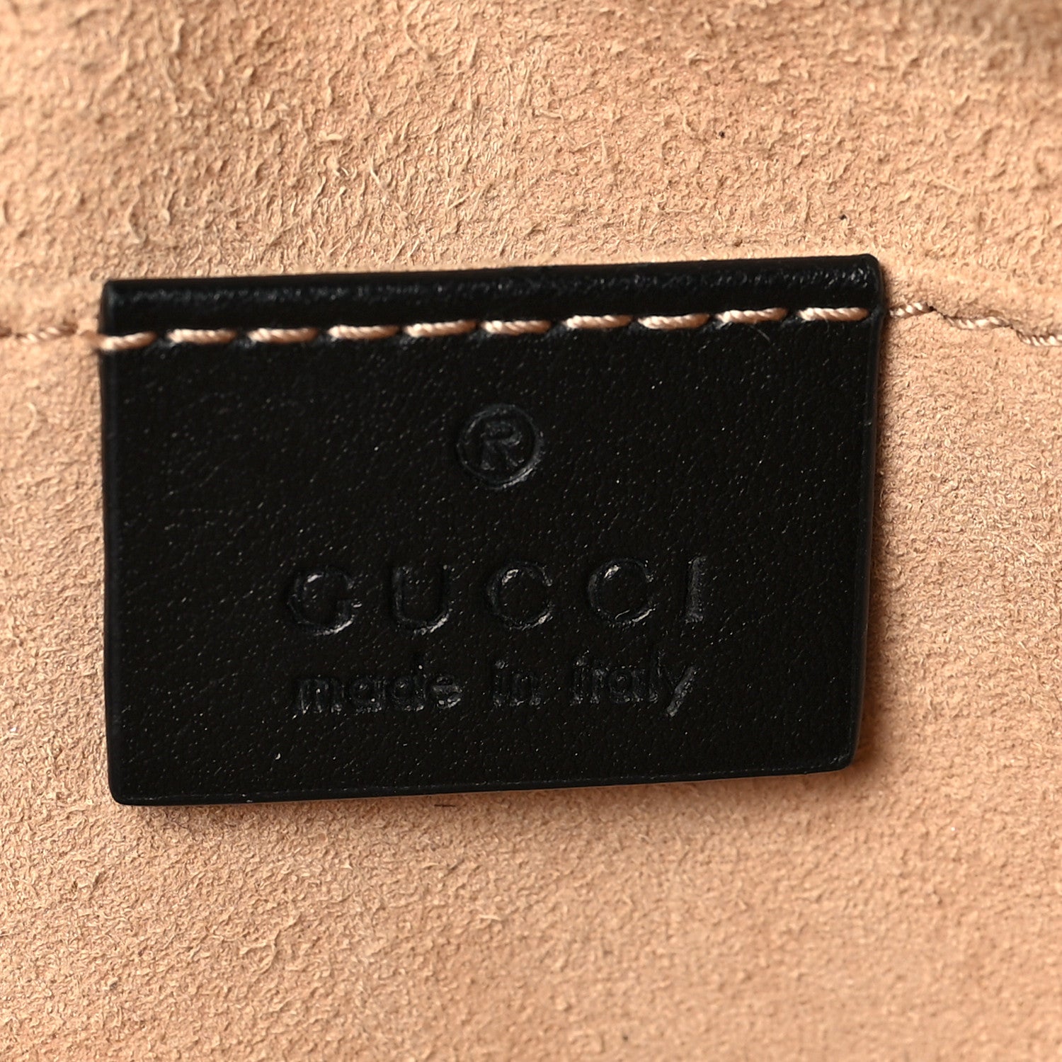 Gucci Calfskin Matelasse Small GG Marmont Chain Shoulder Bag Black 6 of 8