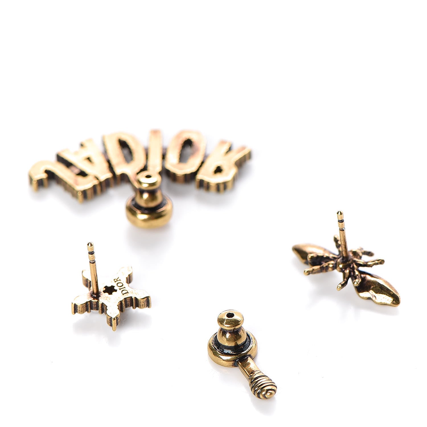 Christian Dior Metal Pearl J'adior Earrings Gold 3 of 5