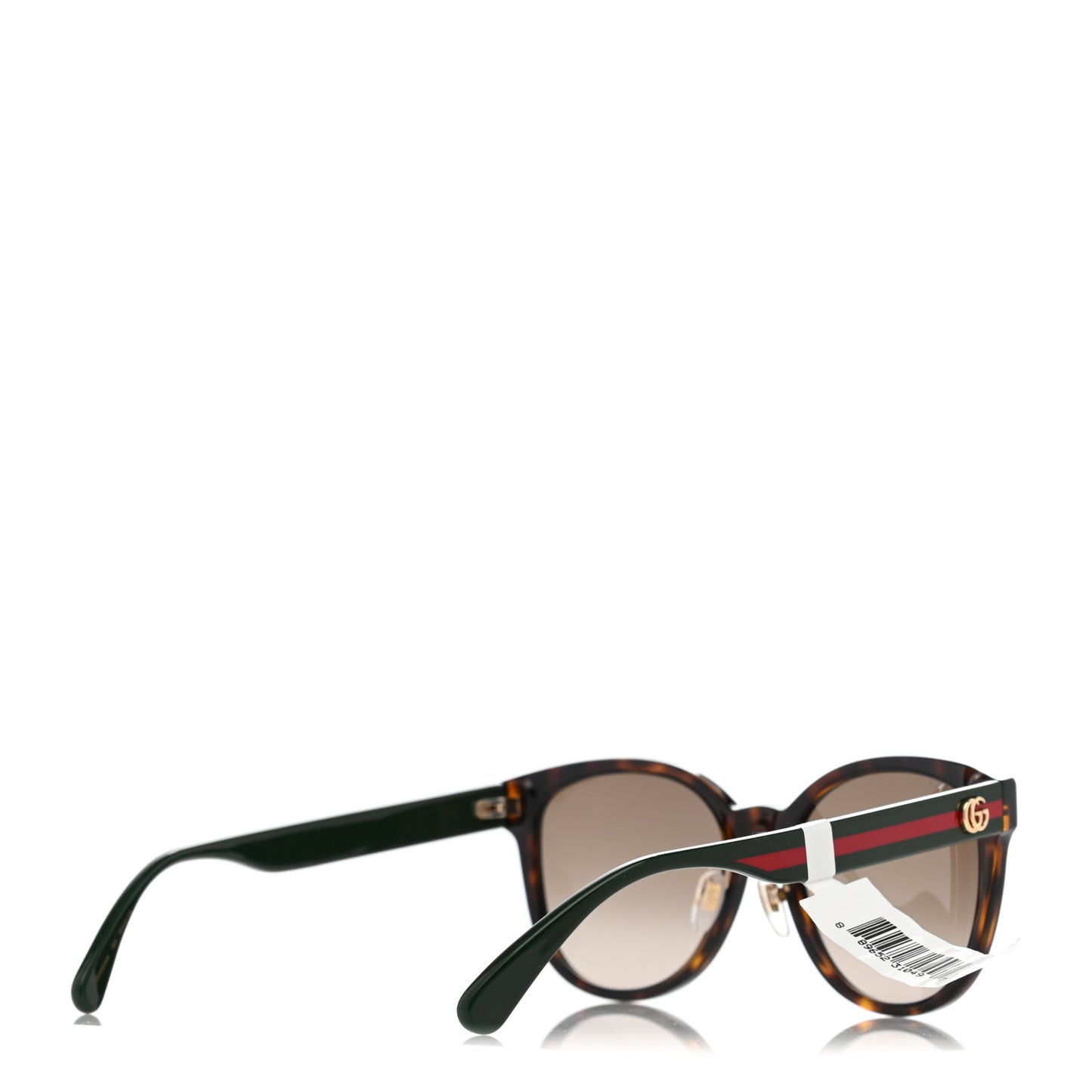 Acetate Round Eye GG Web Sunglasses GG0854SK Havana