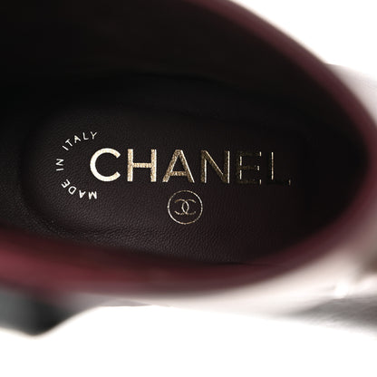 Chanel Calfskin CC Ankle Boots 38 Black 6 of 8