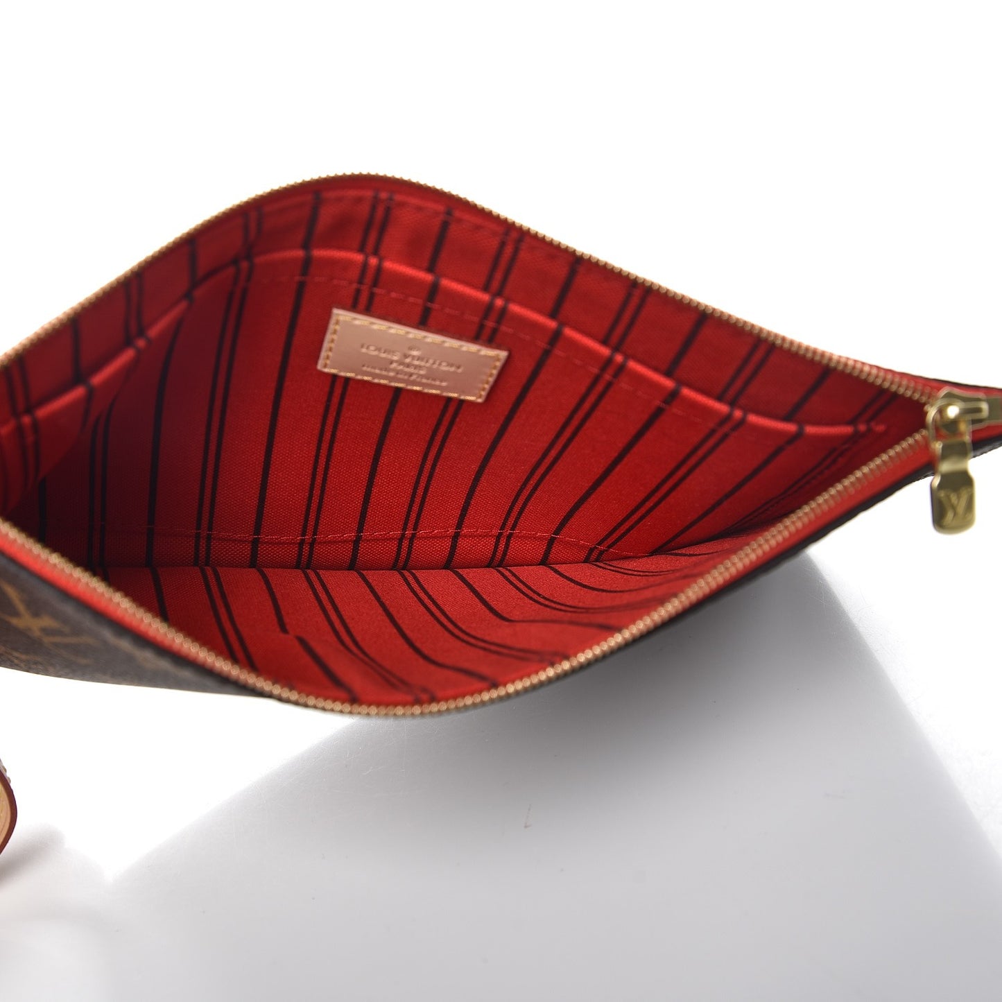 Monogram Neverfull MM GM Pochette Cherry
