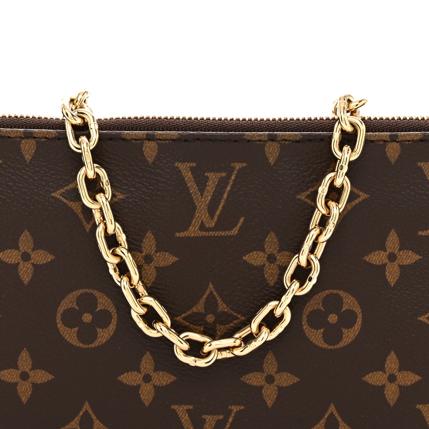 Louis Vuitton Monogram Chain Pochette Accessories 7 of 10