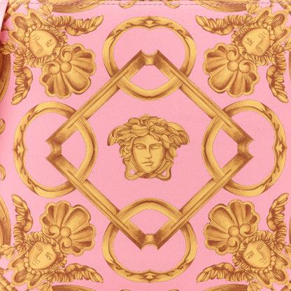 Versace Canvas Baroque Print Medusa Small Tote Pink 9 of 13