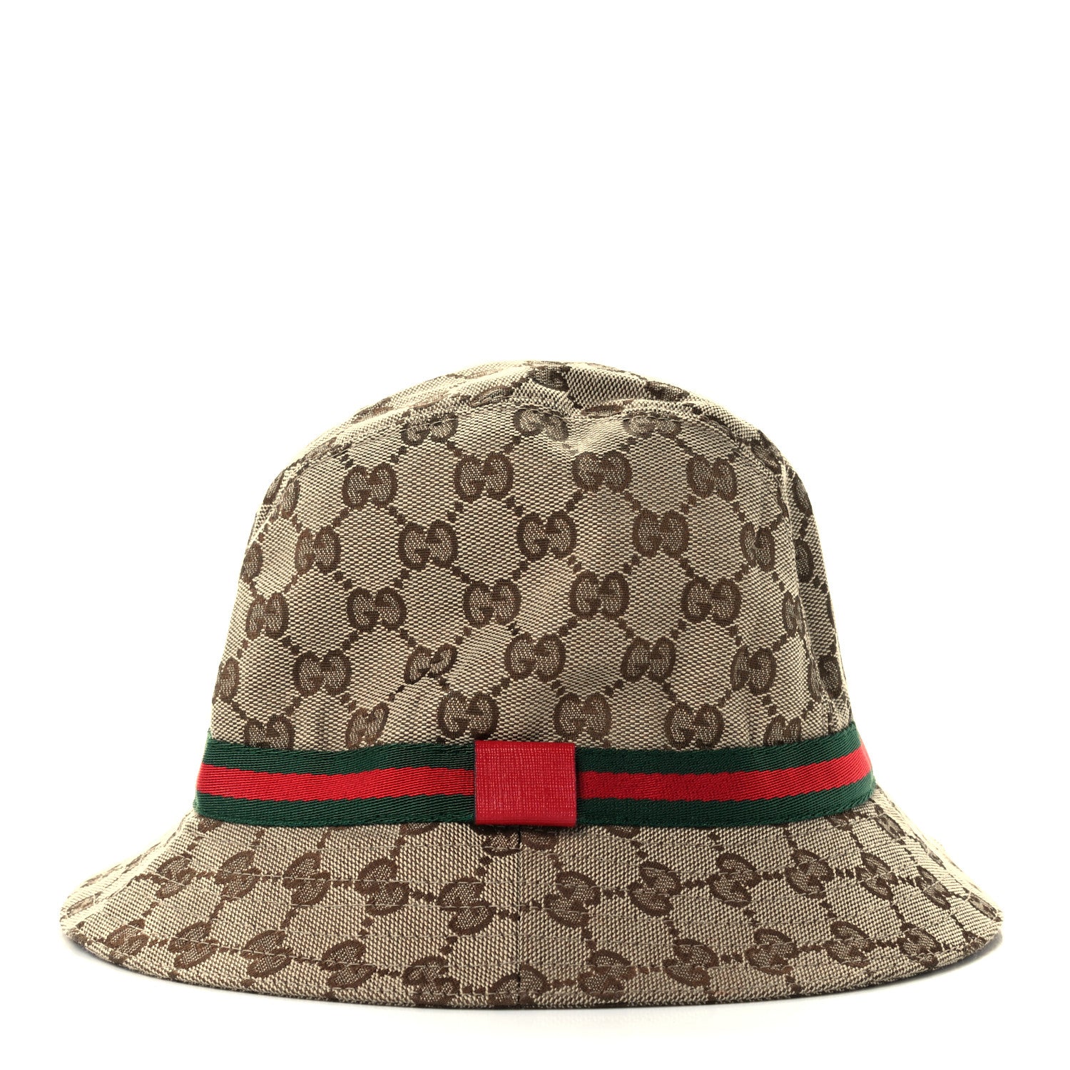 Gucci GG Monogram Web Bucket Hat M Brown 5 of 9