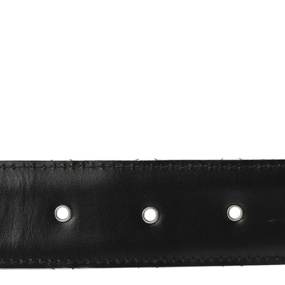 Chanel Metallic Calfskin Quilted CC Chain Belt 95 38 Silver 4 of 6