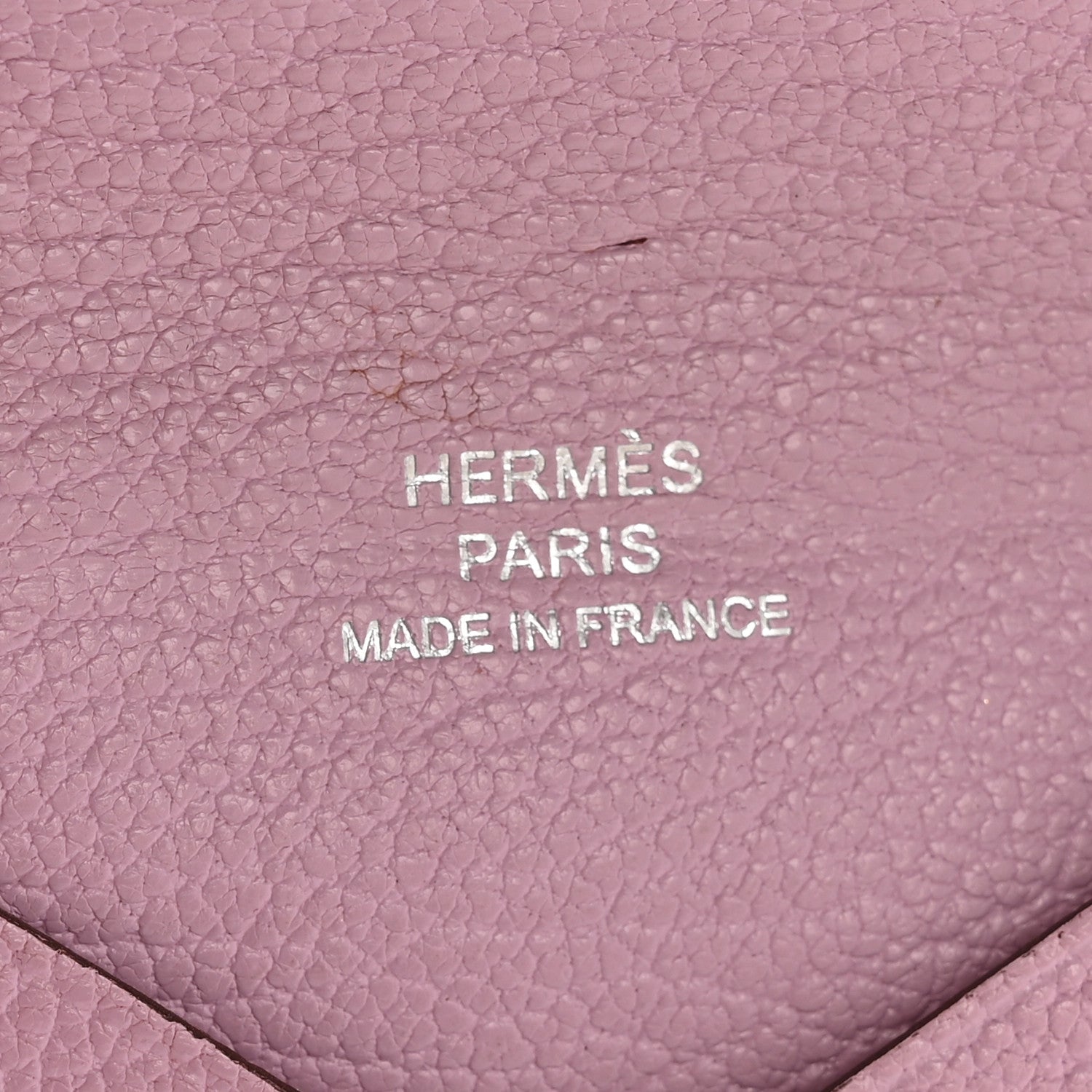 Hermes Chevre Mysore Calvi Card Case Mauve Sylvestre 6 of 10