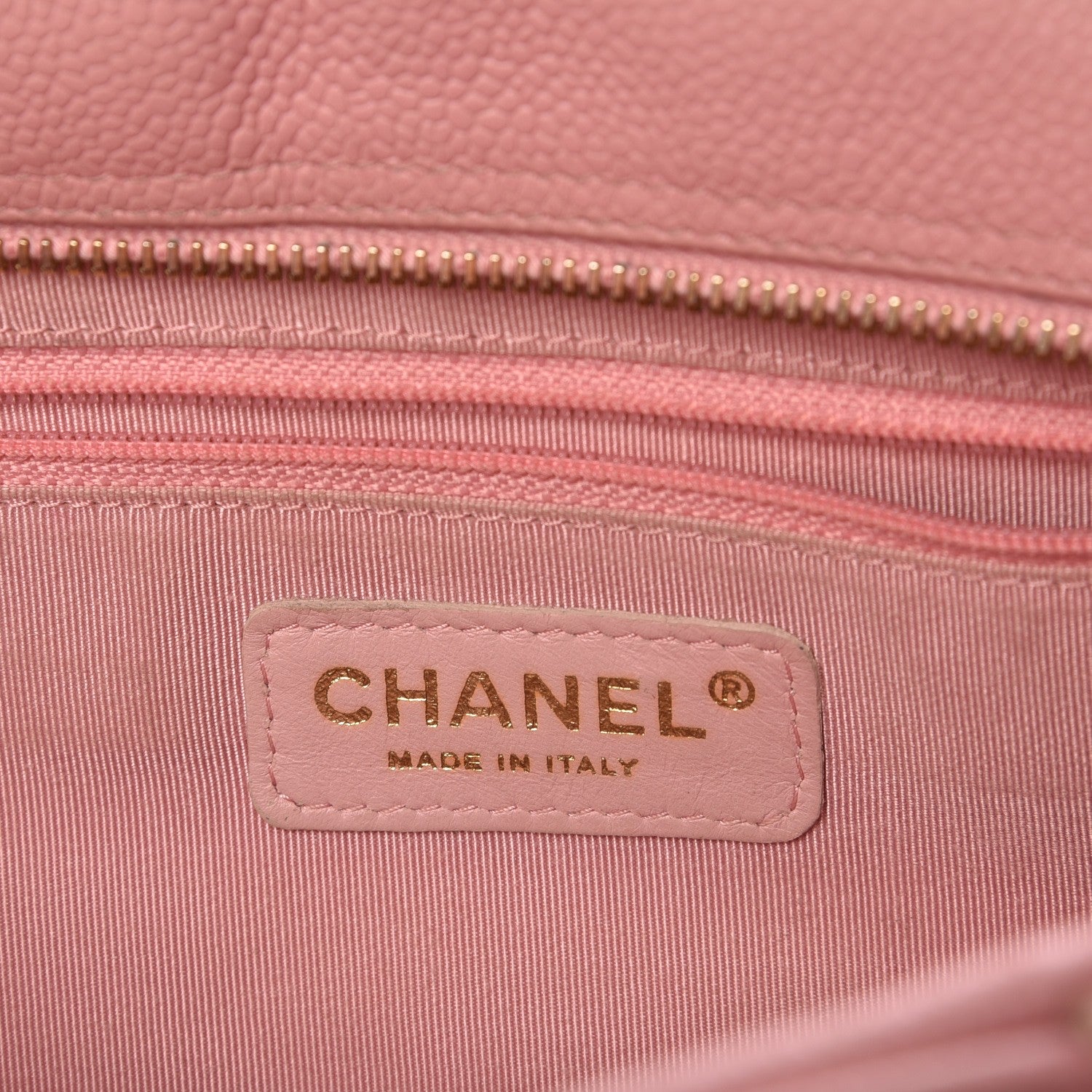 Chanel Caviar Quilted Small Bowler Pink 6 of 10
