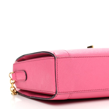 MCM Saffiano Crossbody Pink 9 of 12