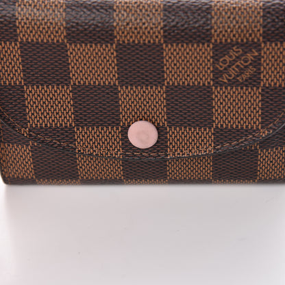 Louis Vuitton Damier Ebene Rosalie Coin Purse Rose Ballerine 8 of 12