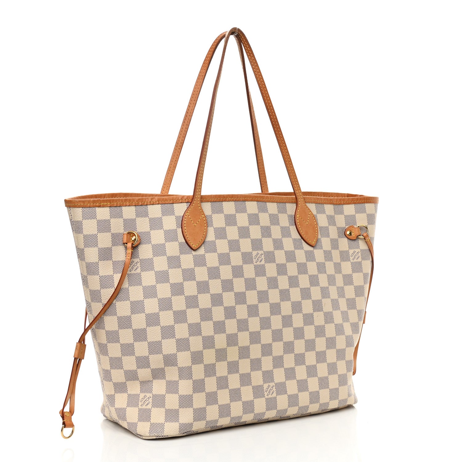 Louis Vuitton Damier Azur Neo Neverfull MM Rose Ballerine 4 of 13