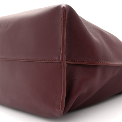 Loewe Calfskin Large Flamenco Knot Bag Dark Burgundy 9 of 10
