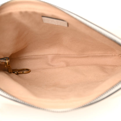 Gucci Calfskin Matelasse GG Marmont Multi-Use Mini Bag 85 34 Black Perfect Pink Mystic White 6 of 14