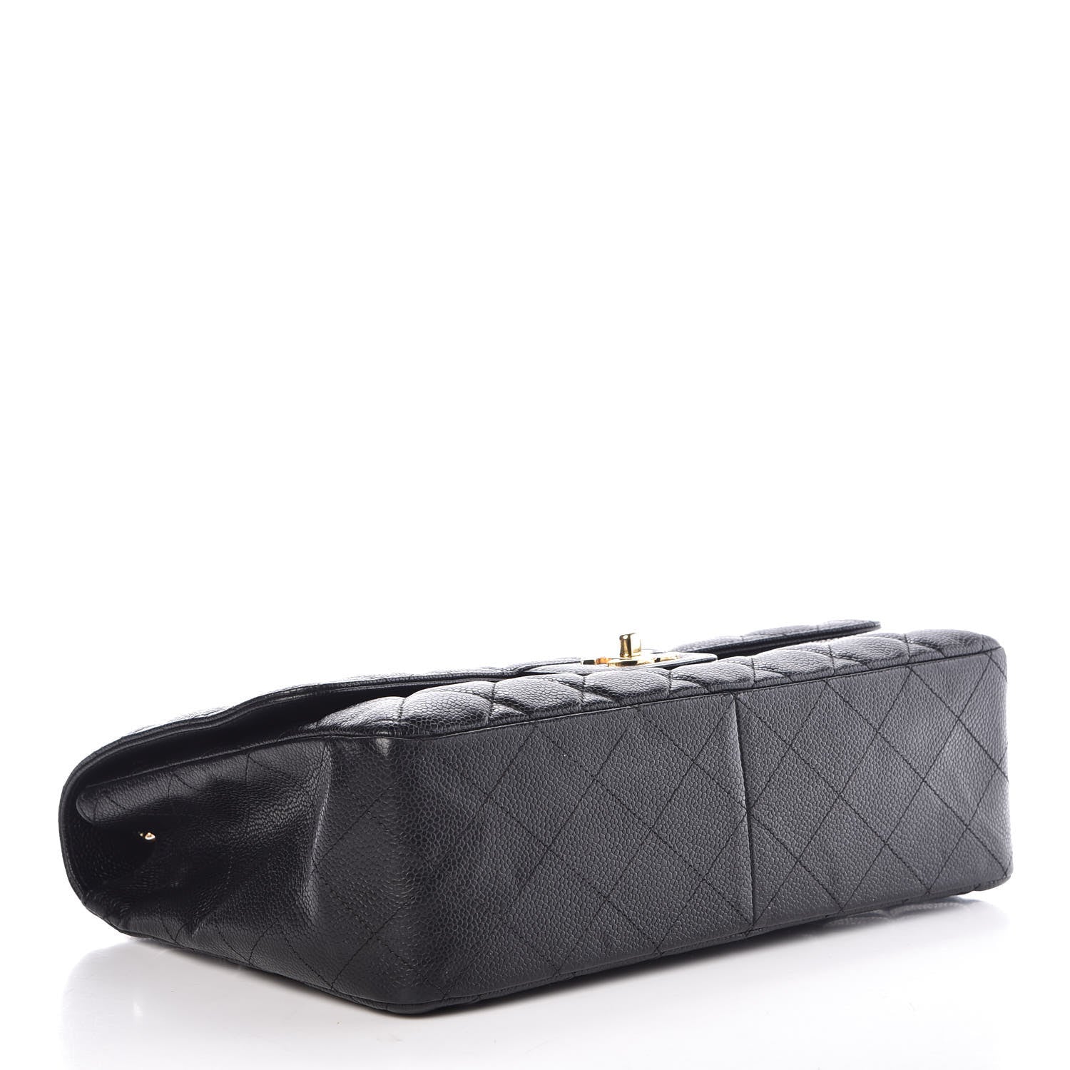 Chanel Caviar Quilted Jumbo Single Flap Black 4 of 9