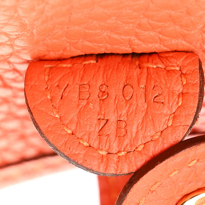 Hermes Taurillon Clemence Evelyne TPM Orange 7 of 10