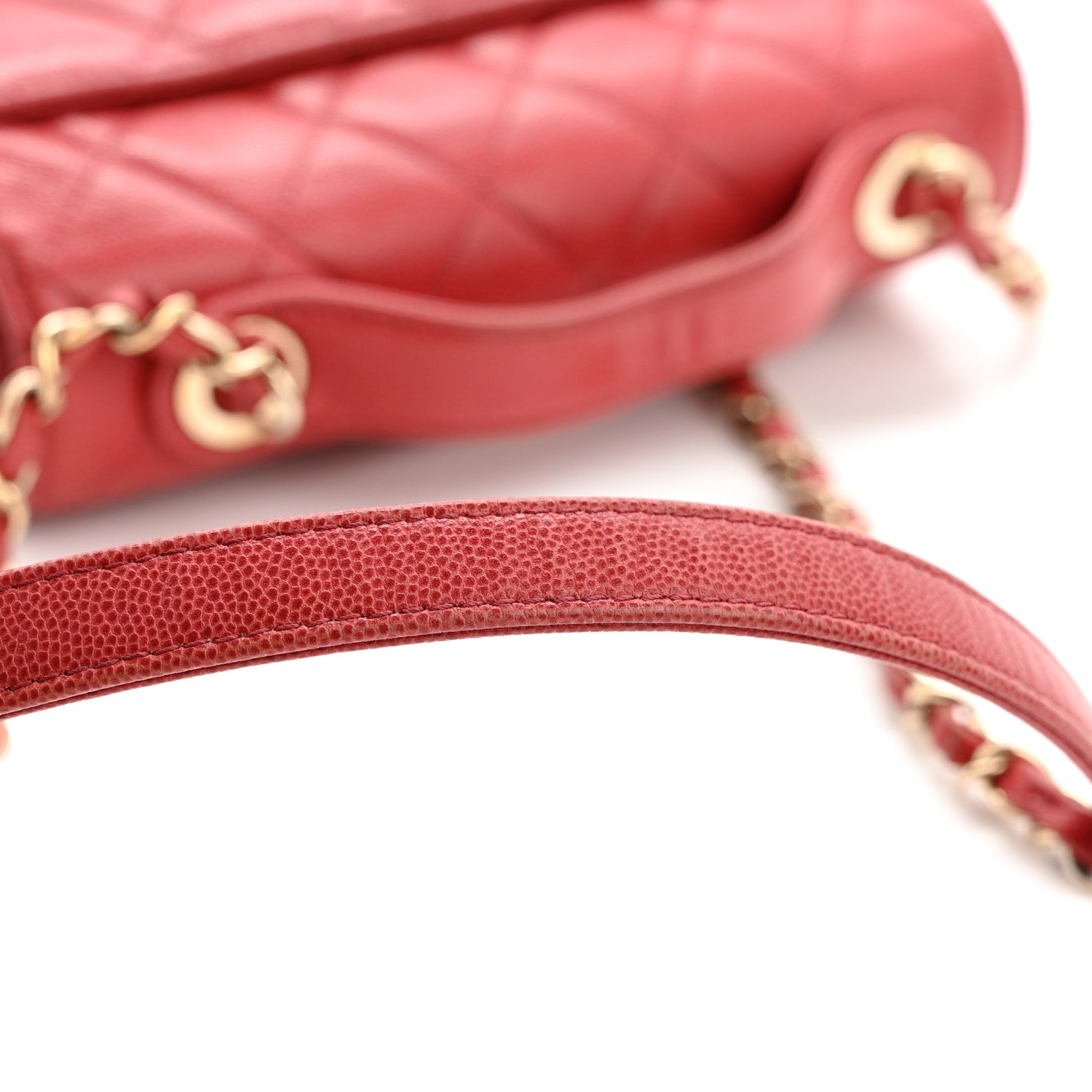 Chanel Caviar Quilted Medium Business Affinity Flap Red 12 of 16