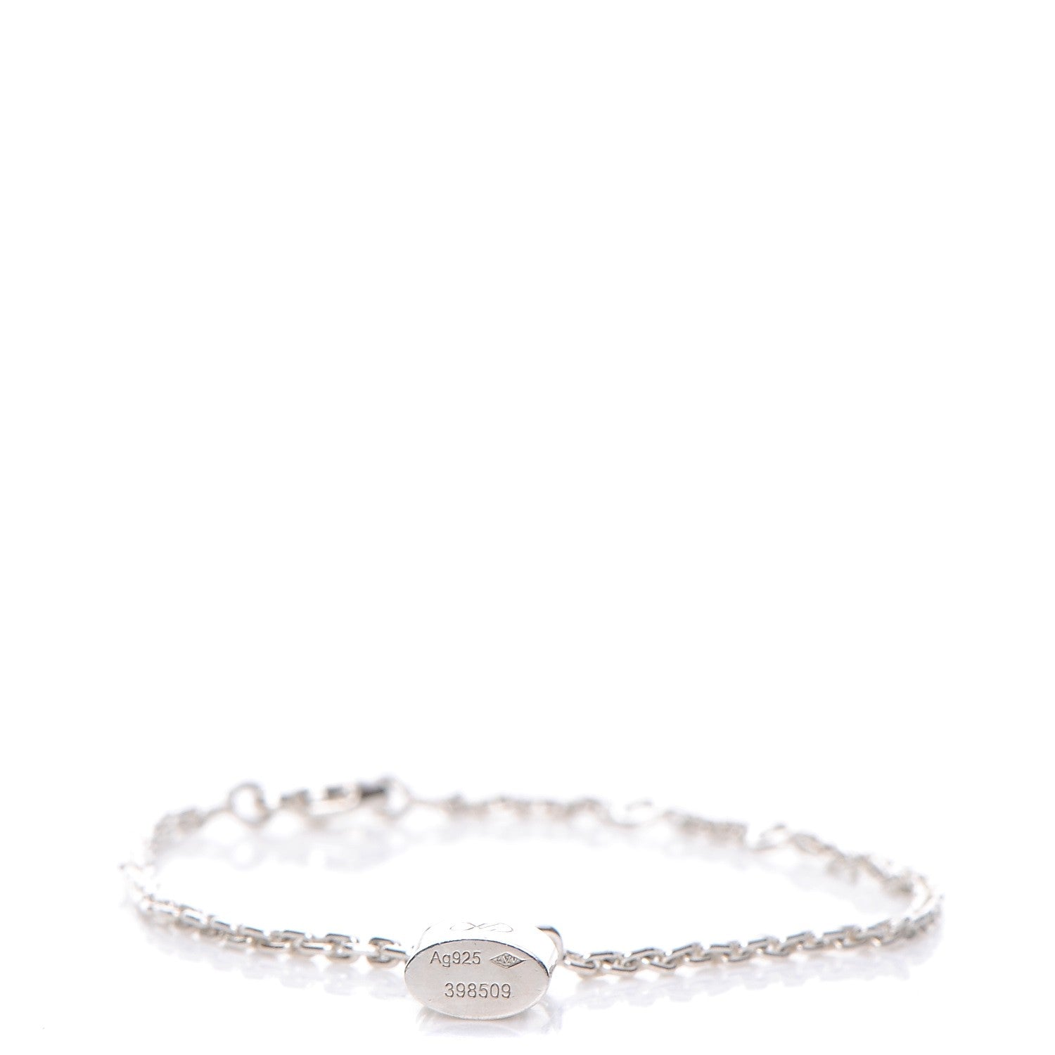 Louis Vuitton Sterling Silver Lockit Bracelet 1 of 8