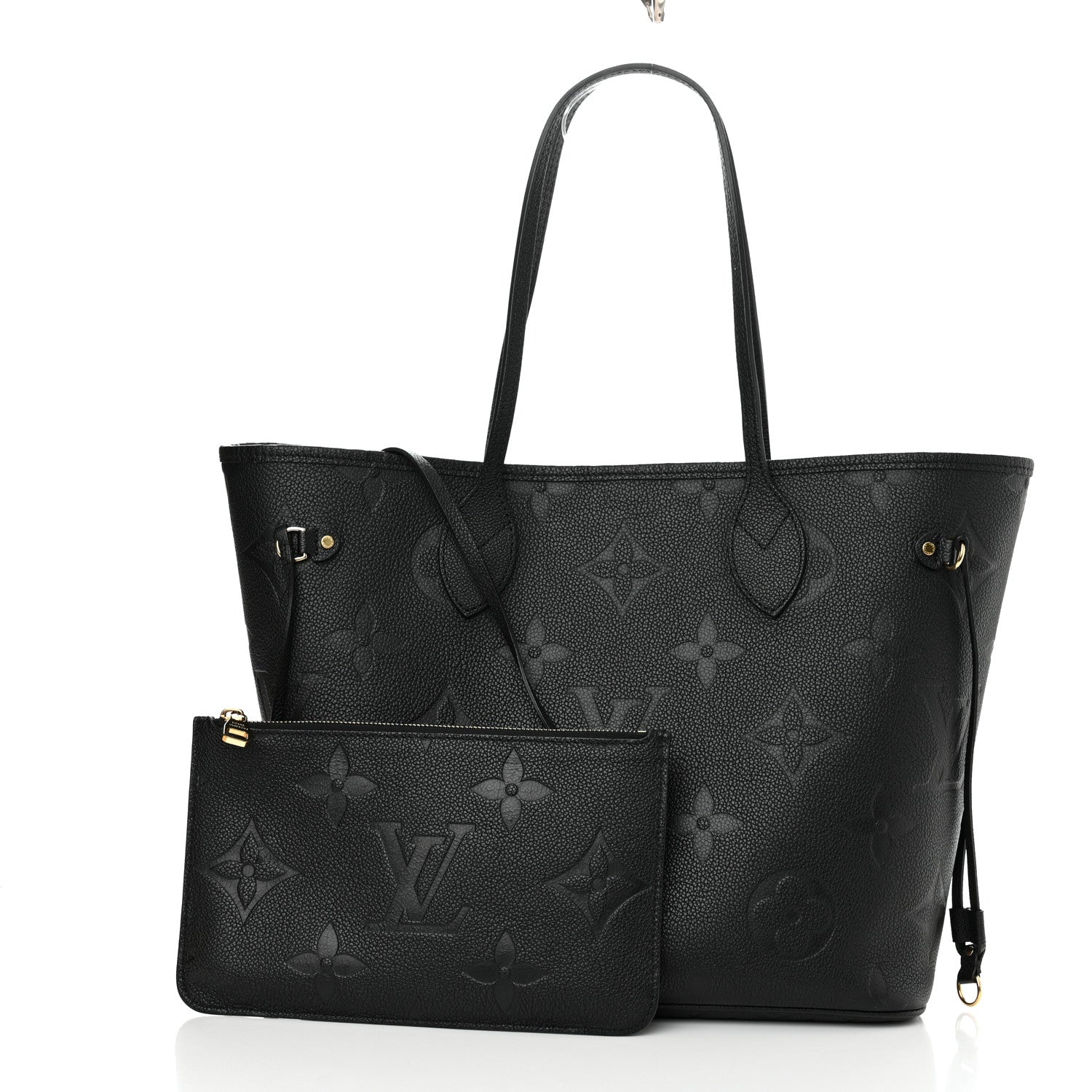 Louis Vuitton Empreinte Monogram Giant Neverfull MM Black 1 of 10