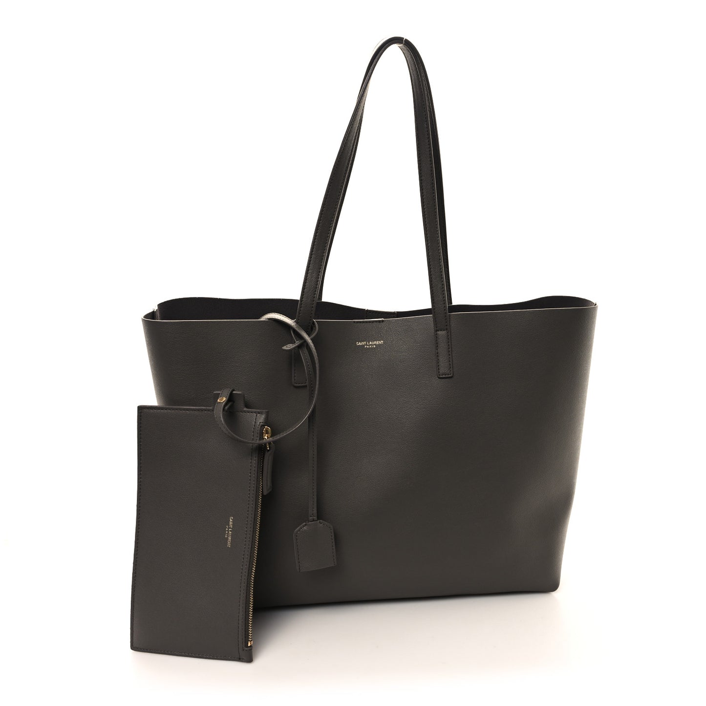 Calfskin Large Shopping Tote Earth