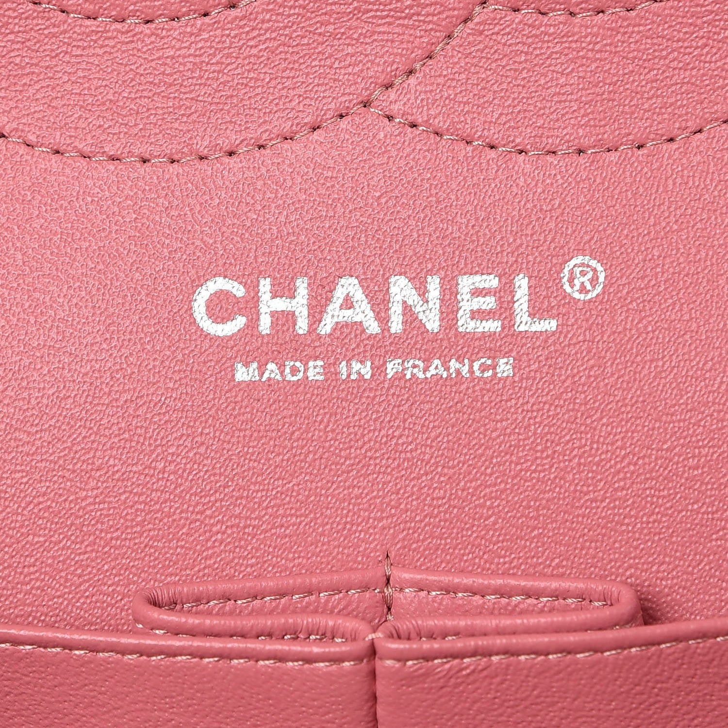 Chanel Lambskin Quilted Jumbo Double Flap Pink 6 of 7