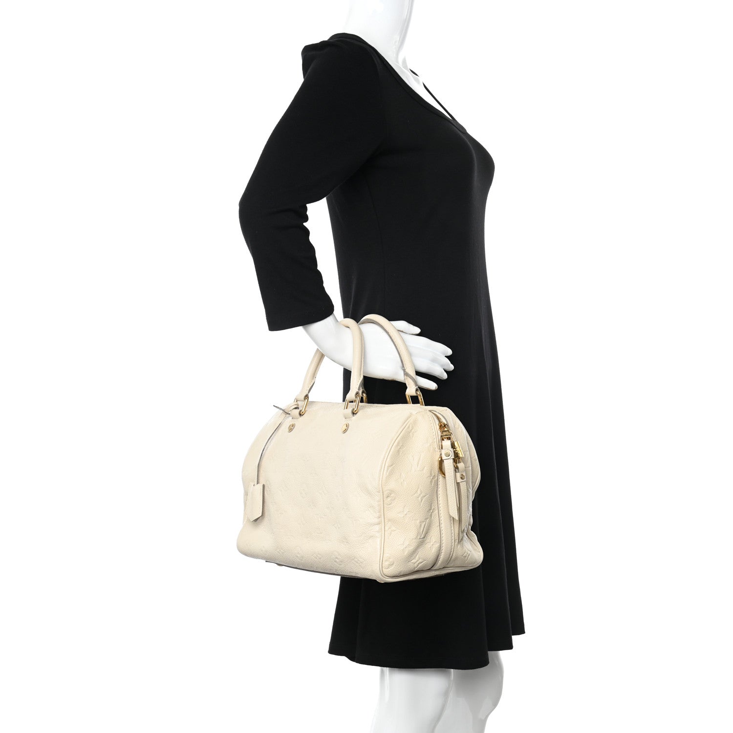 Louis Vuitton Empreinte Speedy Bandouliere 30 Neige 2 of 17