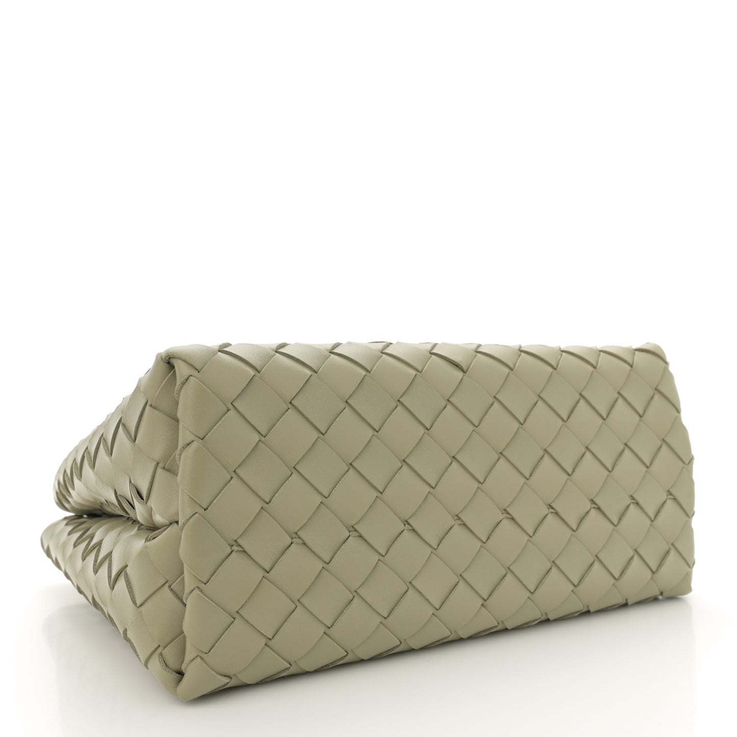Nappa Intrecciato Small Andiamo Shoulder Bag Travertine