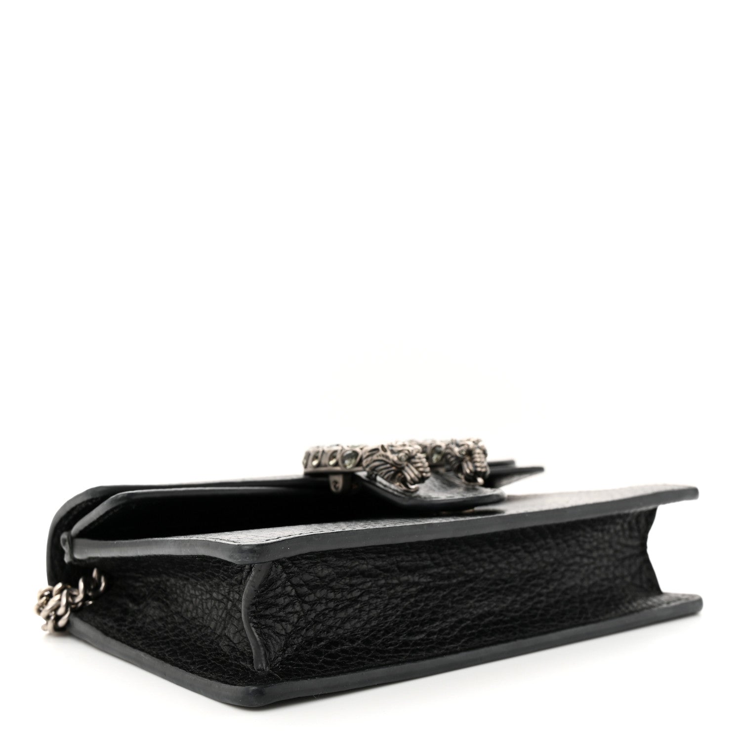 Gucci Calfskin Super Mini Dionysus Shoulder Bag Black 4 of 12