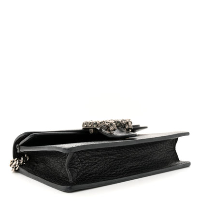 Gucci Calfskin Super Mini Dionysus Shoulder Bag Black 4 of 12