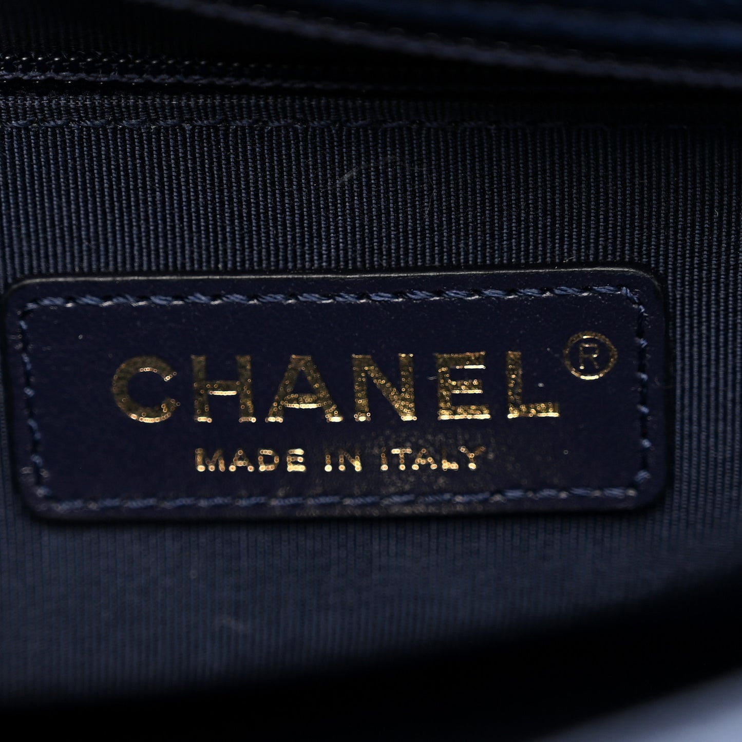 Caviar Quilted City Walk Flap Navy Blue
