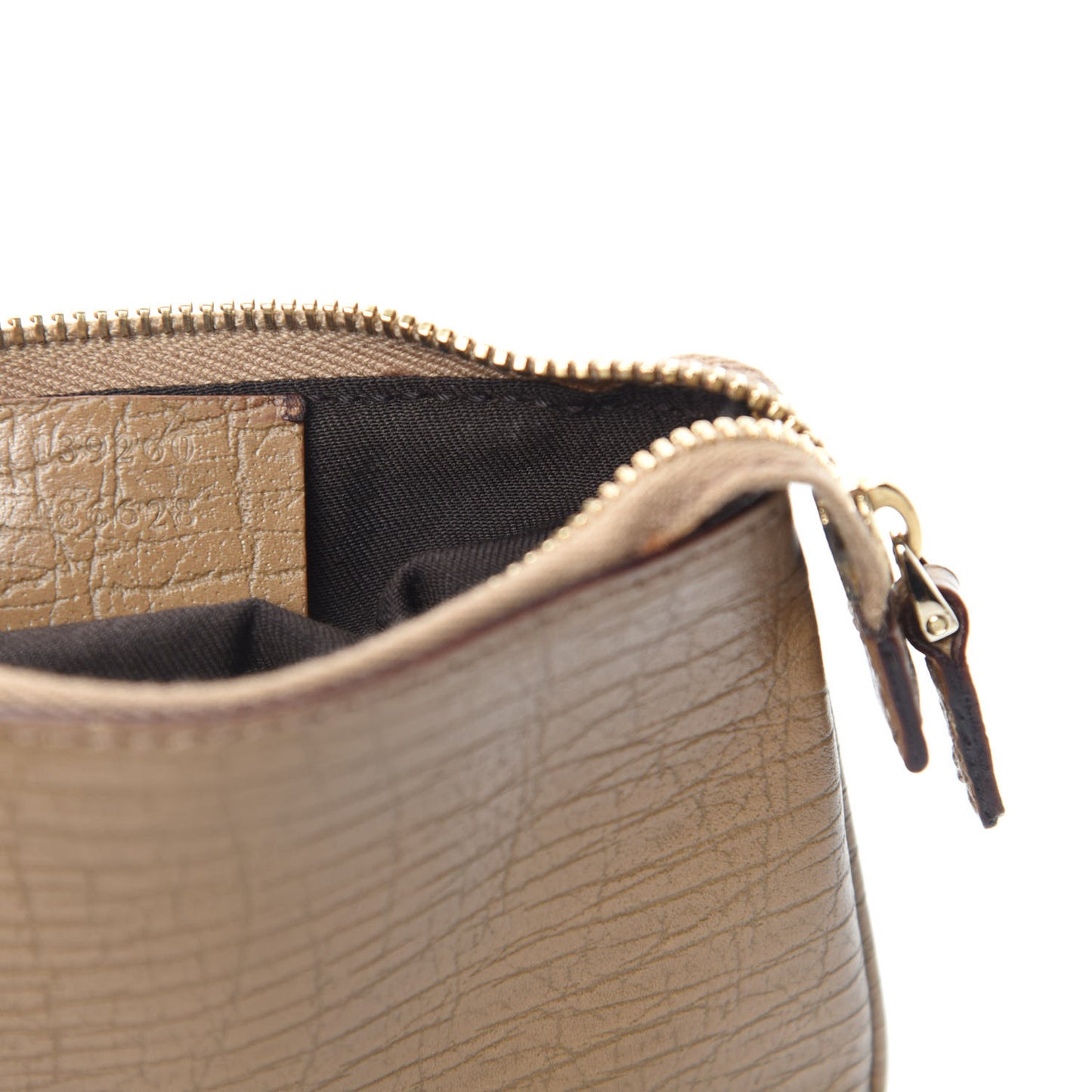 Suede Shearling Guccissima Large Jolicoeur Tote Tan