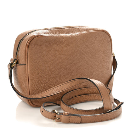 Gucci Pebbled Calfskin Small Soho Disco Bag Camelia 3 of 12