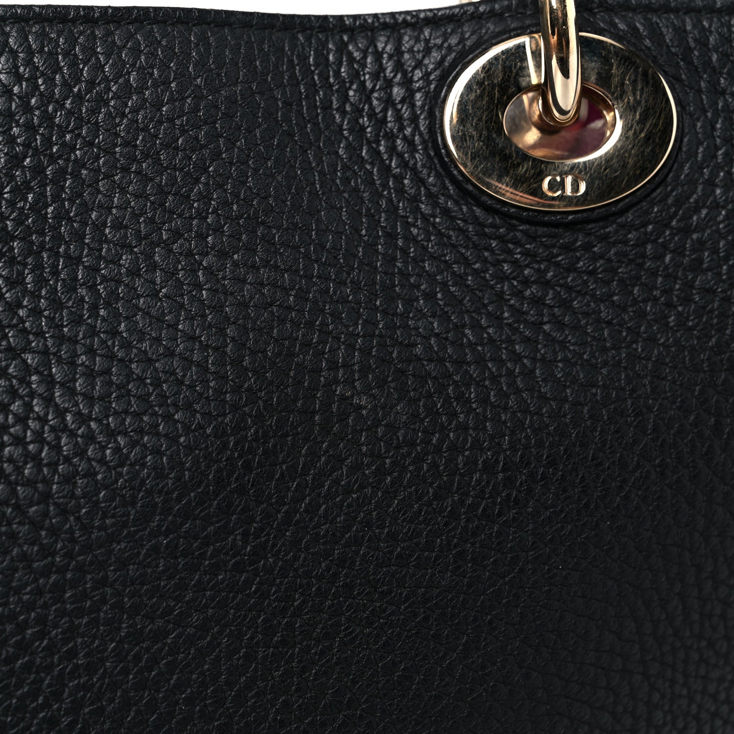 Christian Dior Bullcalf Large Diorissimo Tote Black Rose Indien 25 of 30