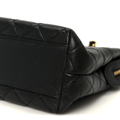 Chanel Caviar Quilted Shoulder Bag Black 12 of 13