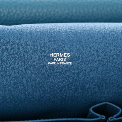 Hermes Taurillon Clemence Jypsiere 31 Bleu Izmir 6 of 21