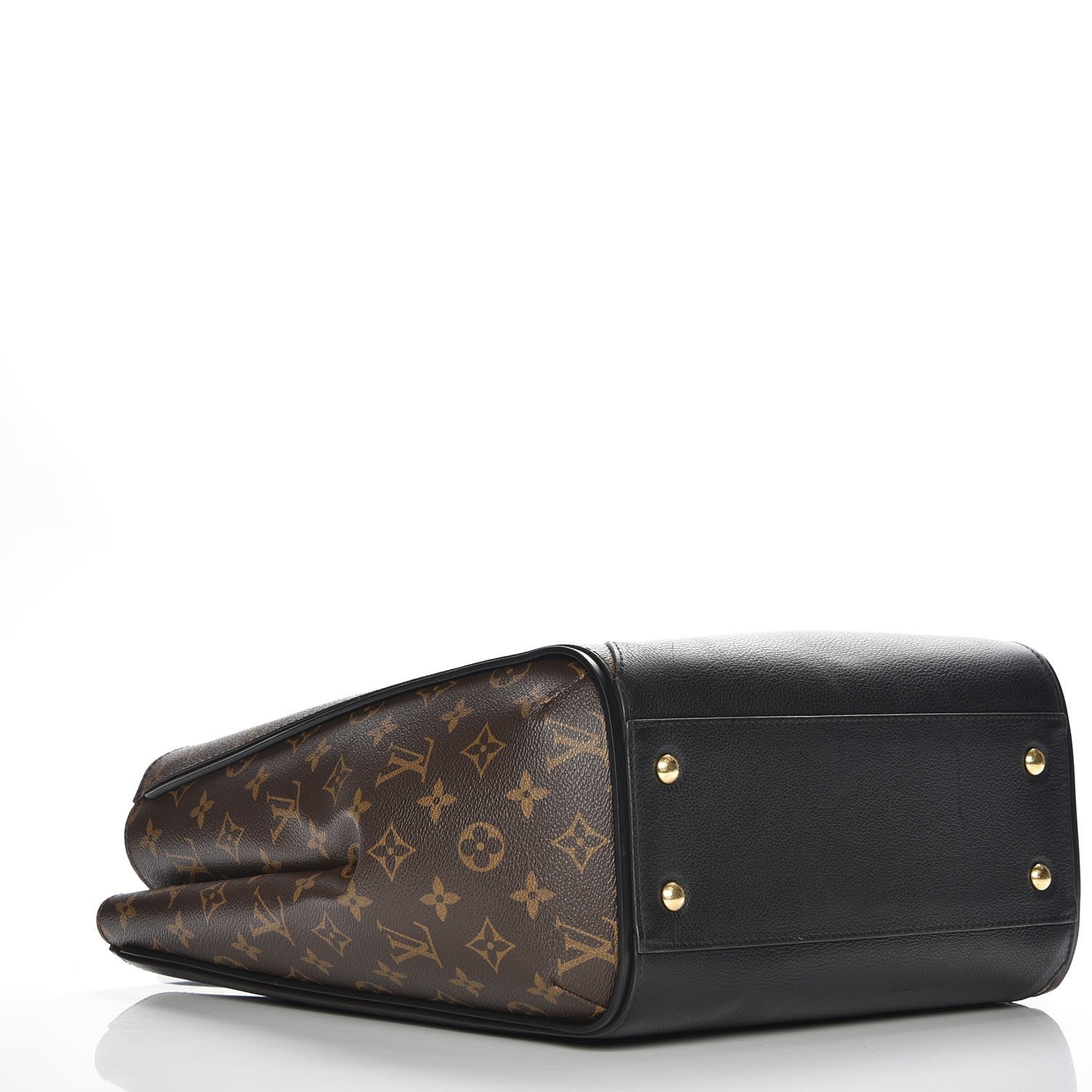 Louis Vuitton Calfskin Monogram Kimono Tote Black 4 of 7