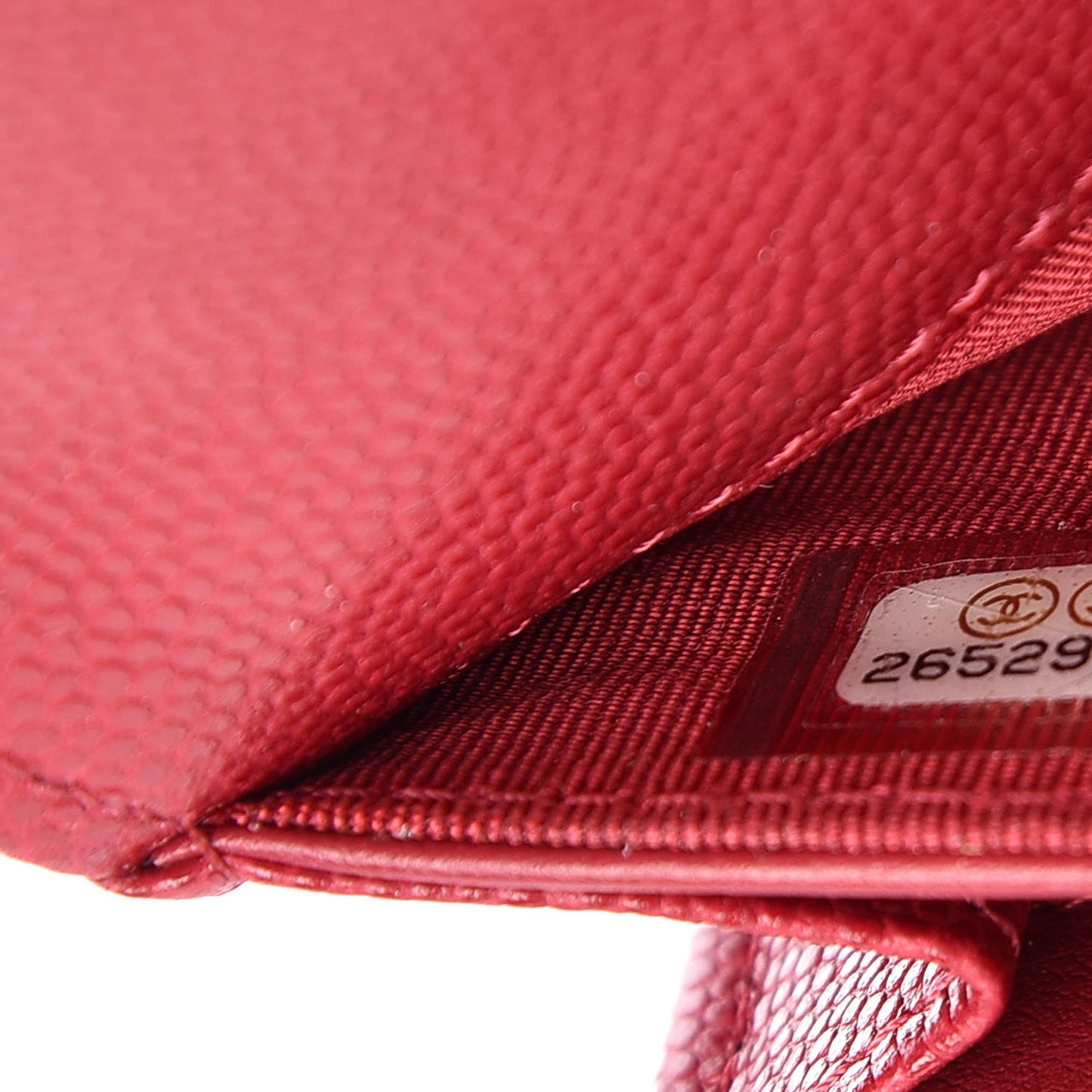Caviar Quilted Medium Flap Wallet Pink