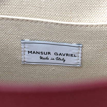 Mansur Gavriel Tumbled Calfskin Large Sun Bag Rococo 6 of 9