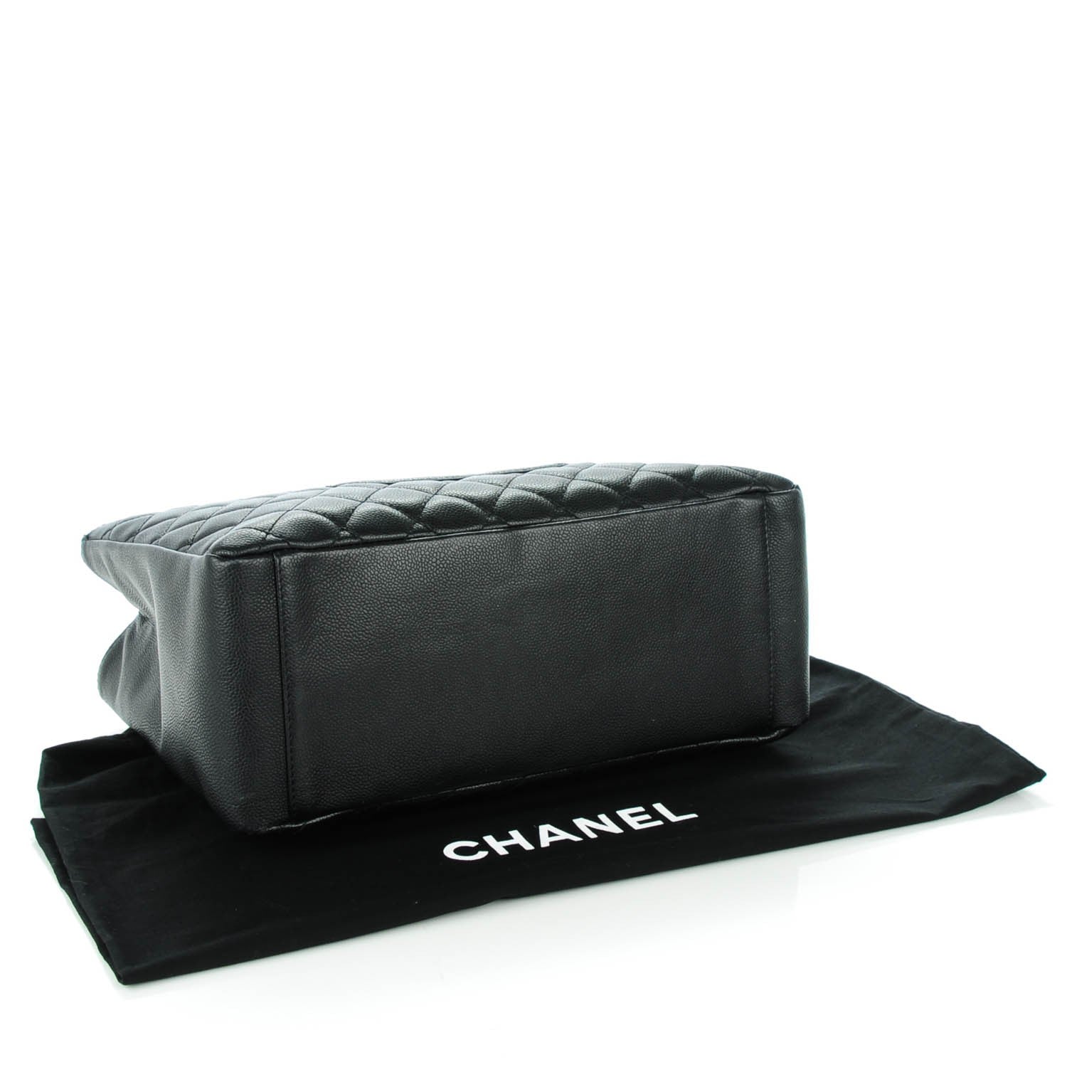 Chanel Caviar Quilted Grand Shopping Tote GST Black 4 of 7