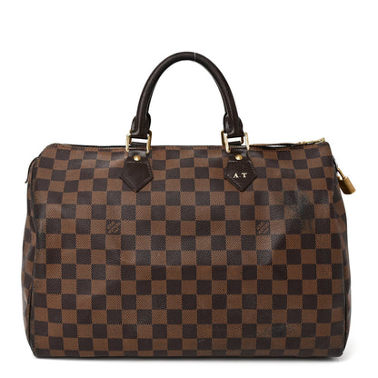 Louis Vuitton Damier Ebene Speedy 35 1 of 16